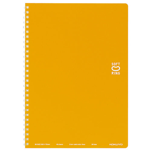 KOKUYO/Cuaderno de anillas blandas naranja 4901480307602 (10 juegos)