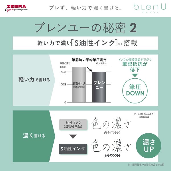 ゼブラ  ブレンユー　０．７　青 BA87-BL 4901681887927