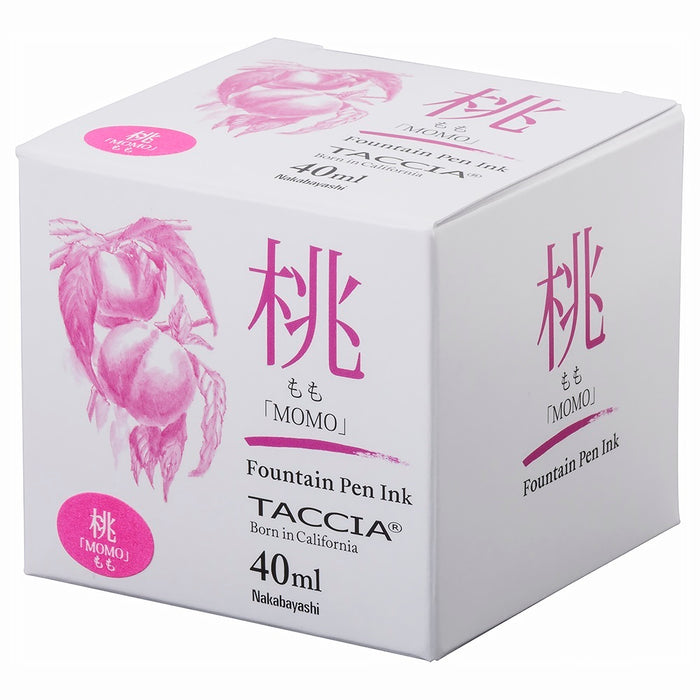 TACCIA【タッチア】　万年筆用インク（水性染料）　すなおいろ・インク 40ML　もも　TFPI-WD40-06