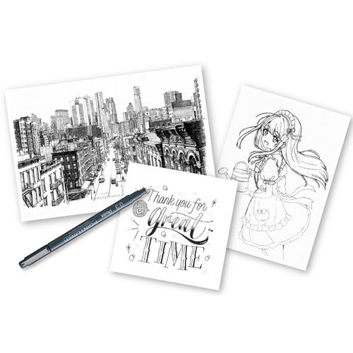 Pentel_Point Liner 0.8 Negro/4902506427182 (10 juegos)