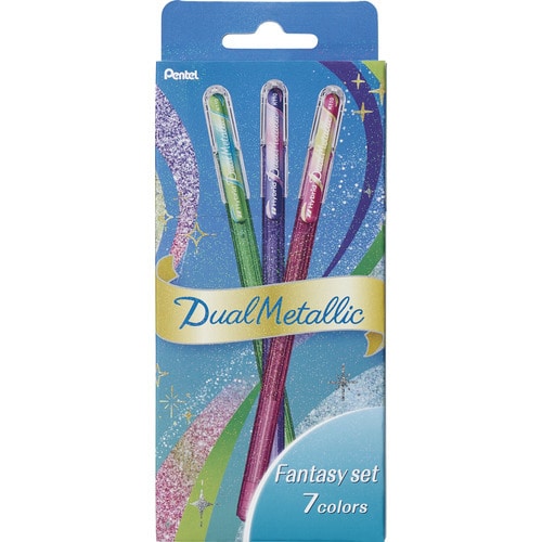 Pentel_Dual bolígrafo metálico 7 colores set B/4902506432131 (5 juegos)