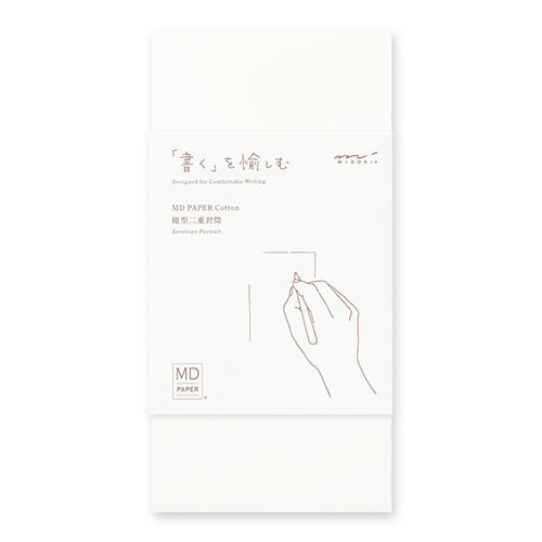 Конверт Midori Design Phil MD из хлопка, вертикальный A (20586006) 4902805205863 (5 комплектов)