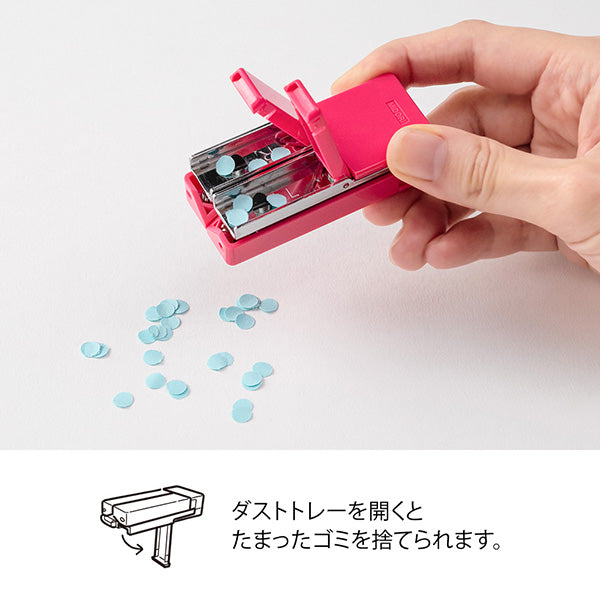 OS XSコンパクトパンチ ピンク 49086 ミドリ 49086006　4902805490863（10セット）