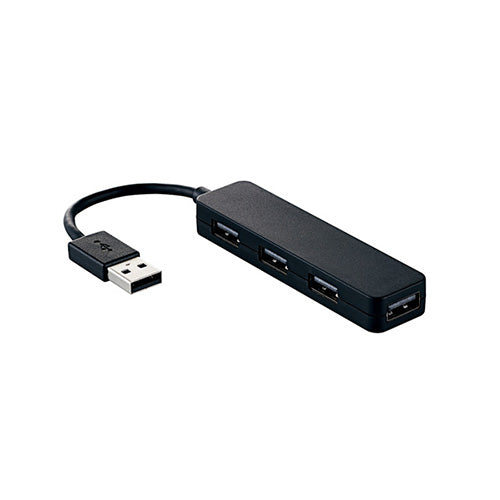 エレコム ＵＳＢ２．０ハブ（コンパクトタイプ） U2H-SN4NBBK 4953103277052