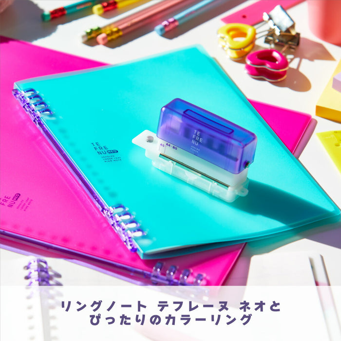 キングジム KINGJIM テフレ－ヌ４ケツミニパンチムラ TEP10-PU　4971660062744（10セット）