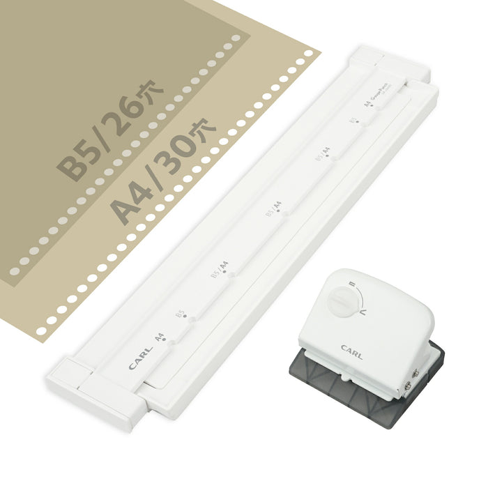 カール事務器 ゲージパンチ GP-J2630-W ホワイト 4971760002534