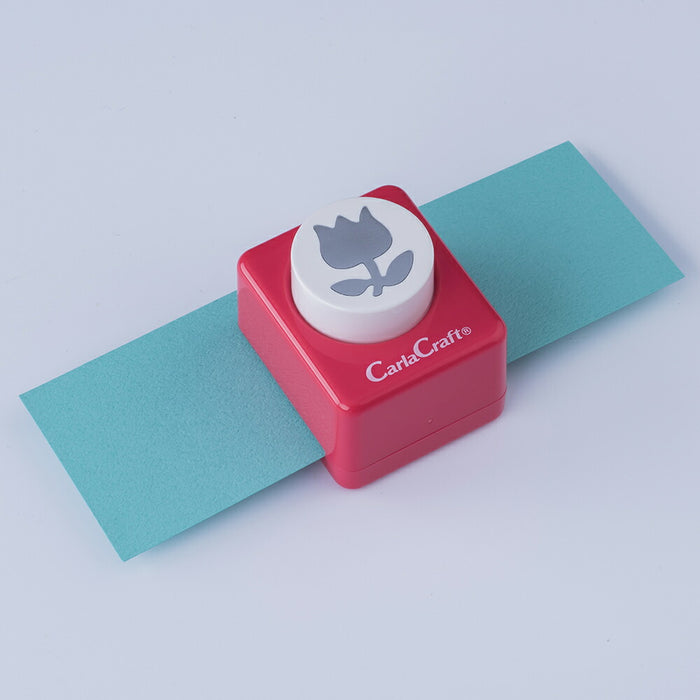 カール事務器 ミドルサイズクラフトパンチCP-2チューリップ-A（10セット）
