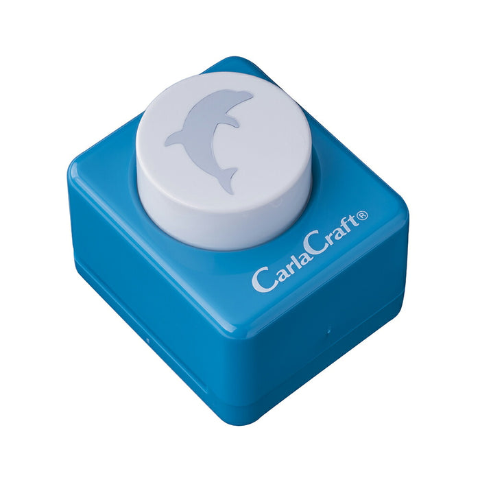 カール事務器 ミドルサイズクラフトパンチCP-2ドルフィン