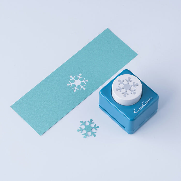 カール事務器 ミドルサイズクラフトパンチCP-2ユキ-C（10セット）