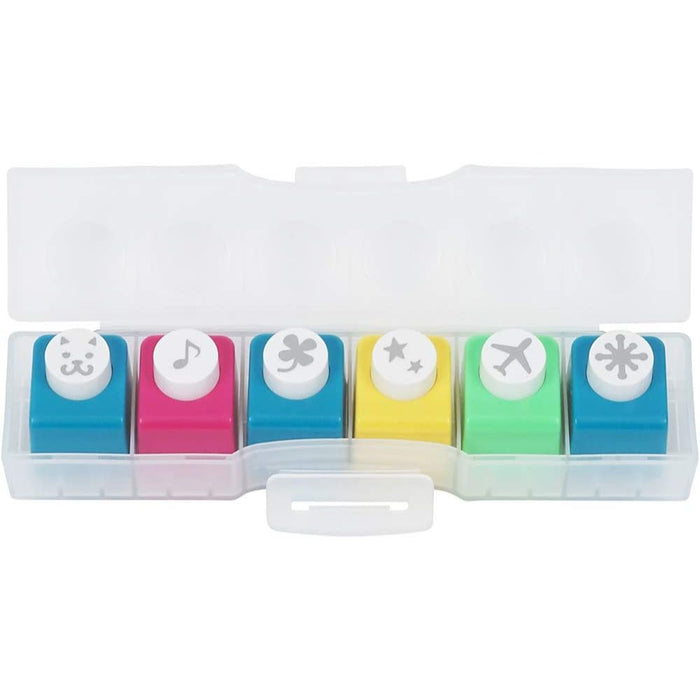 カール クラフトパンチセットハッピーハッピー CN12809　4971760805333