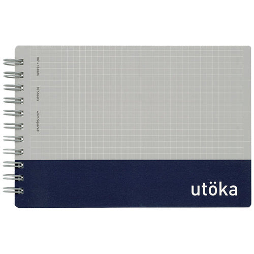สมุดบันทึกขนาดพกพา Maruman Utoka Navy N461-72 4979093461721 (5 ชุด)