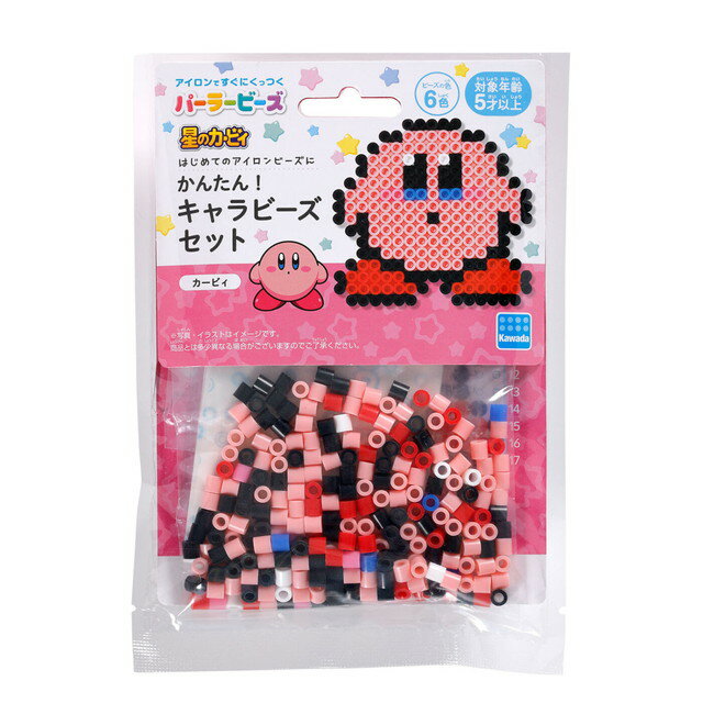 Kawada 80-53542 Perlerkralen Gemakkelijk! Karakterkralen set Kirby Star 4972825228241