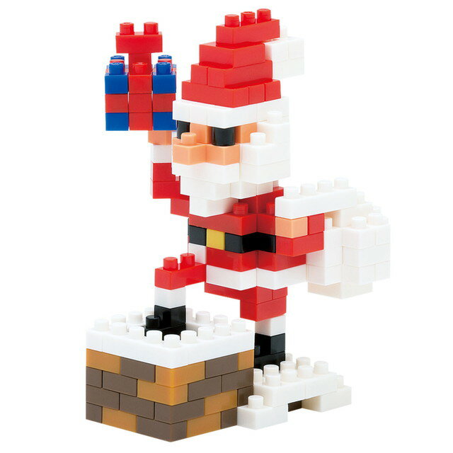 Kawada NBC_127 Nanoblock ซานตาคลอสบนปล่องไฟ 4972825147047