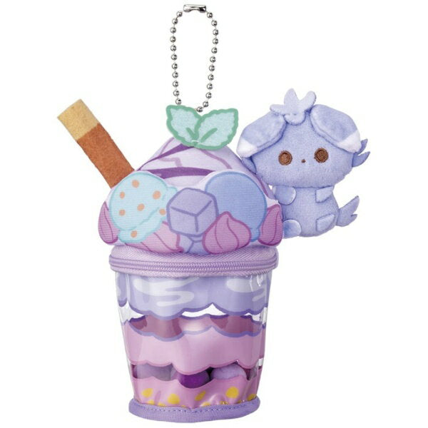 Takara Tomy Pokemon Pokepiece Nyasper's Blueberry Parfait Plush Charm 4904810996903