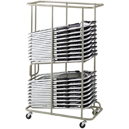 PLUS（プラス）オフィス家具 イス用台車 CW-31T 2段平積　4963386357891