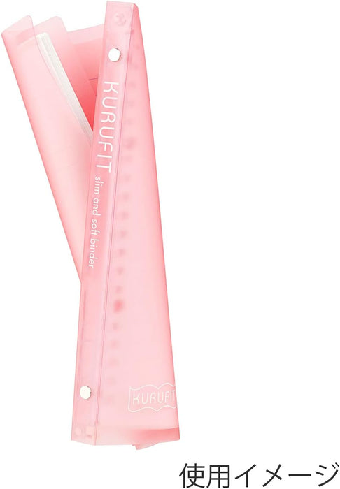 Maruman Pasta Folhas Soltas A5 Crufit 20 Furos Rosa Claro F091-38