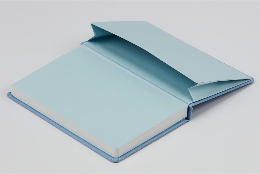 マルマン A6 ノート Mnemosyne ジャーナル ライトブルー 6.5mm 罫線 4979093867523