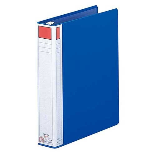 LIHITLAB. リングファイル F-827-2 A4S 57mm 藍 4903419130602