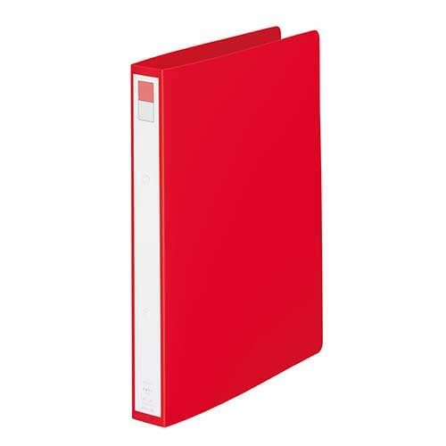 LIHITLAB. リングファイル F-877-1 A4S 36mm 赤 4903419138707
