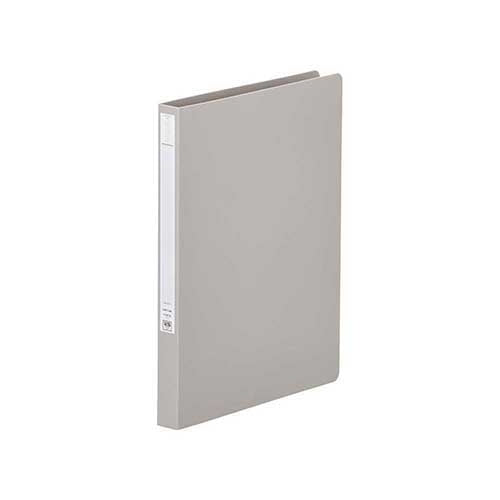 LIHITLAB. パンチレスファイルＺ式 F-367-12 A4S 灰 4903419142452