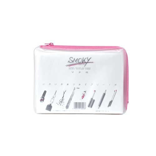 LIHITLAB. クリヤーケース F-271 B6S マチ付 桃 4903419132538