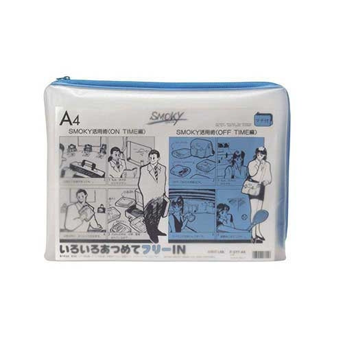 LIHITLAB. クリヤーケース F-277 A4S マチ付 水 4903419138158