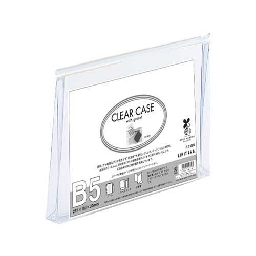 LIHITLAB. クリヤーケース F-73SM B5S 白 4903419127893