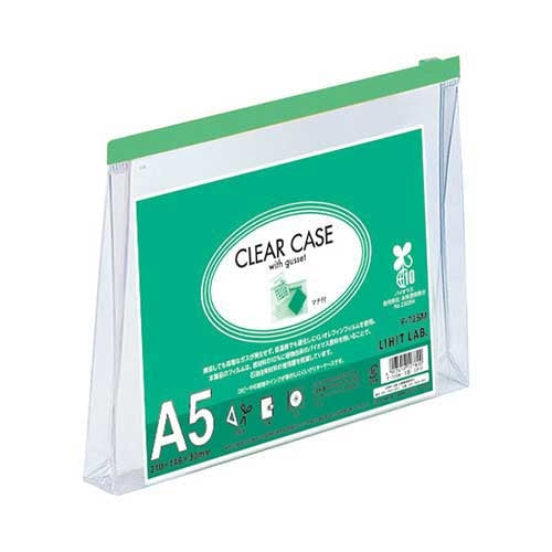 LIHITLAB. クリヤーケース F-72SM A5S 緑 4903419127800