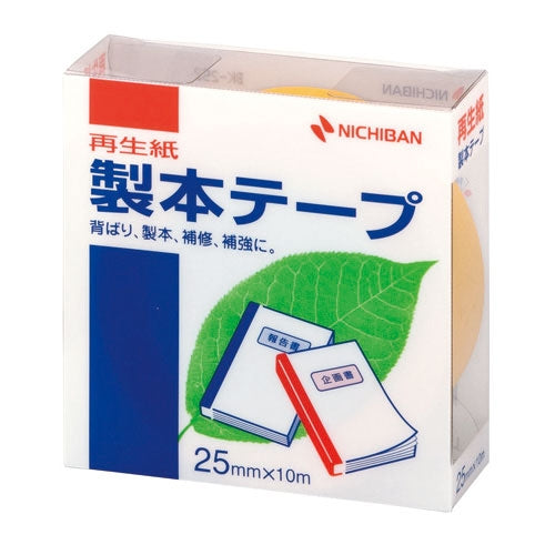 Лента переплетная Nichiban BK-25 25мм х 10м Желтая 4987167013097