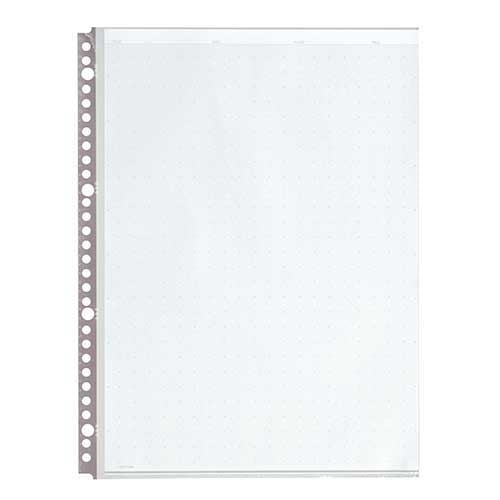 LIHITLAB. クリヤーポケット N-2006 A4S 10枚 グレー 4903419341398