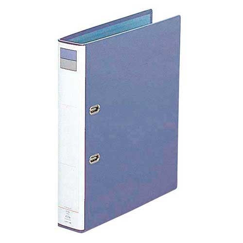 LIHITLAB. Ｄ型リングファイル F-752 A4S 51mm 青紫 4903419144616