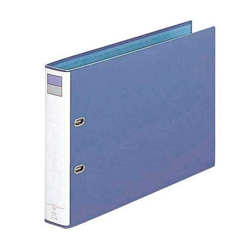 LIHITLAB. Ｄ型リングファイル F-754 B4E 51mm 青紫 4903419144630