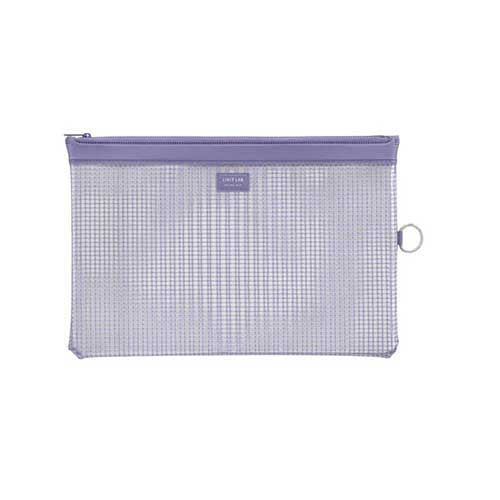 LIHITLAB. メッシュケース F-246 A4 ブルーV 4903419145019