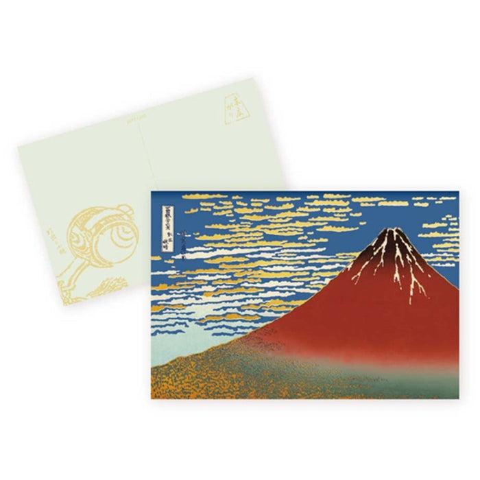 孔雀烫金明信片盖福 25-448 4961187254487（5 套）