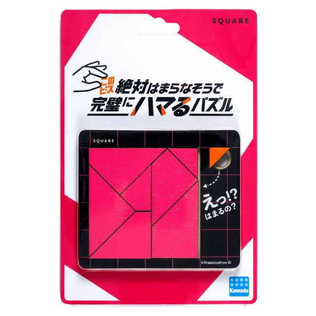 カワダ KR-02 このピース絶対はまらなそうで完璧にハマるパズル　スクエア 4972825228142