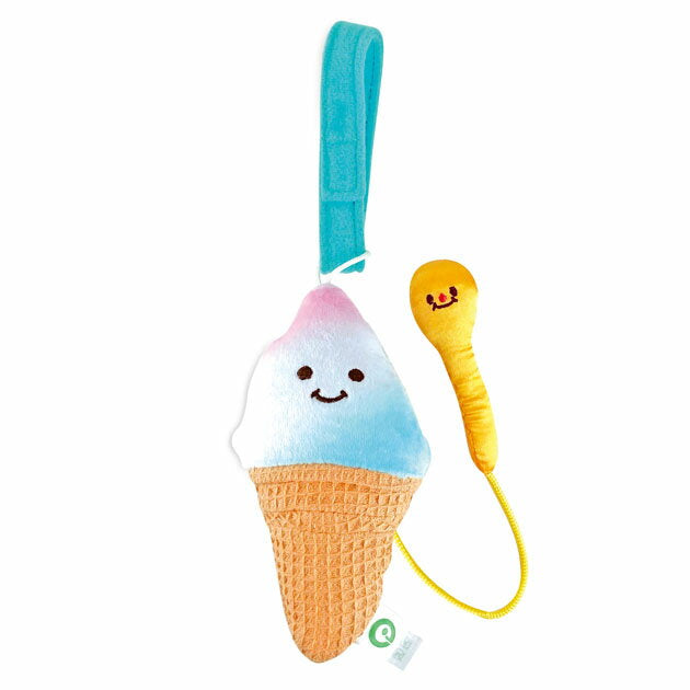 Eye Up Fine Motor Mini Rattle (Fluffy Soft Cream) 4546598013153
