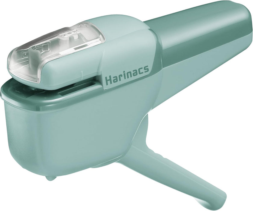 Kokuyo Stapler Stapler Needleless Halinax Handy 10 Helaian Stapling Blue Green SLN-MSH110GB 4901480396743