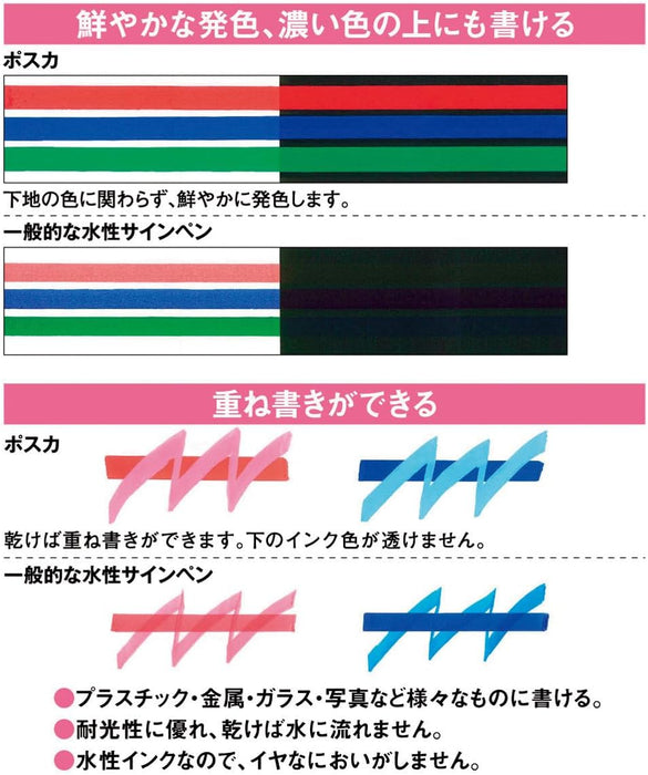 ポスカ 細字 ライトピンク 水性マーカー 1本 PC3M.51 三菱鉛筆 （uni） 4902778202760