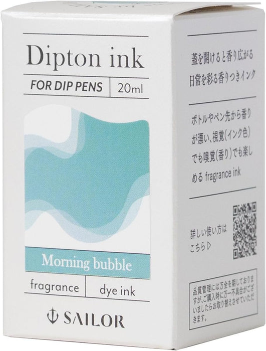 Sailor セーラー万年筆 つけペン用ボトルインクDipton（ディプトン）フレグランスインク モーニングバブル 朝の優雅な石鹸の香り 13-1802-201
