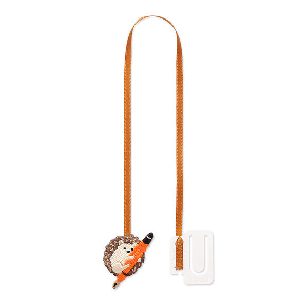 ブックマーカー刺繍 ハリネズミ 62327 ミドリ 62327006　4902805623278（5セット）