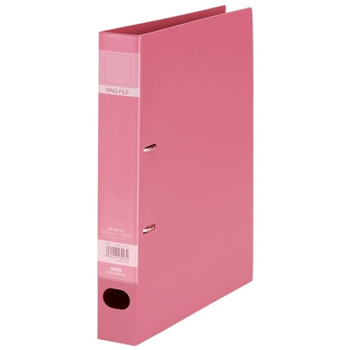 セキセイ ロックリングファイル F-532 A4S 43mm 桃 4974214130234