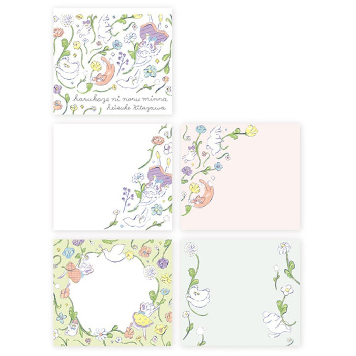 Pavone Hogensha Block Memo Harukazeni Norminna 22-938 4961187229386 (5 set)