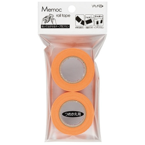 ヤマト メモックロール替テープ蛍光 WR-25H-OR 4903076006234