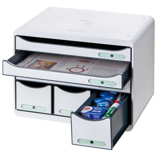 エグザコンタ ビッグボックスプラスA4横 3段+小物 LGY 9002493423862