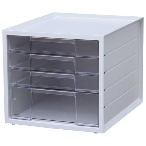 アイリスオーヤマ レターケース4段 LCJ-4D ホワイト 4967576186896