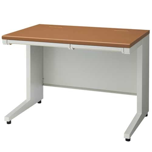 PLUS（プラス）オフィス家具 平机 UJ-107H ミディアムウッドT2/W4 W1000　