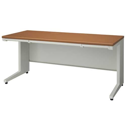 PLUS（プラス）オフィス家具 平机 UJ-167H ミディアムウッドT2/W4 W1600　