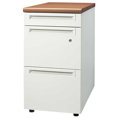 PLUS（プラス）オフィス家具 脇机3段 UJ-047A-A3 T2/W4 引出A　