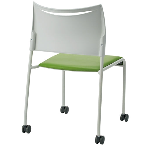 PLUS（プラス）オフィス家具 会議イス LTS-4CW-V-GN グリーン　