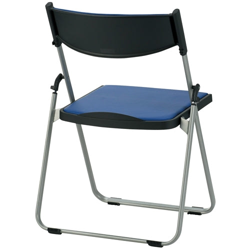 PLUS（プラス）オフィス家具 折畳イス NFA-750 背座パッド付 ネイビー　4942646070831